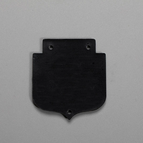 Adesivo adesivo con logo in metallo nichel 3D 3M