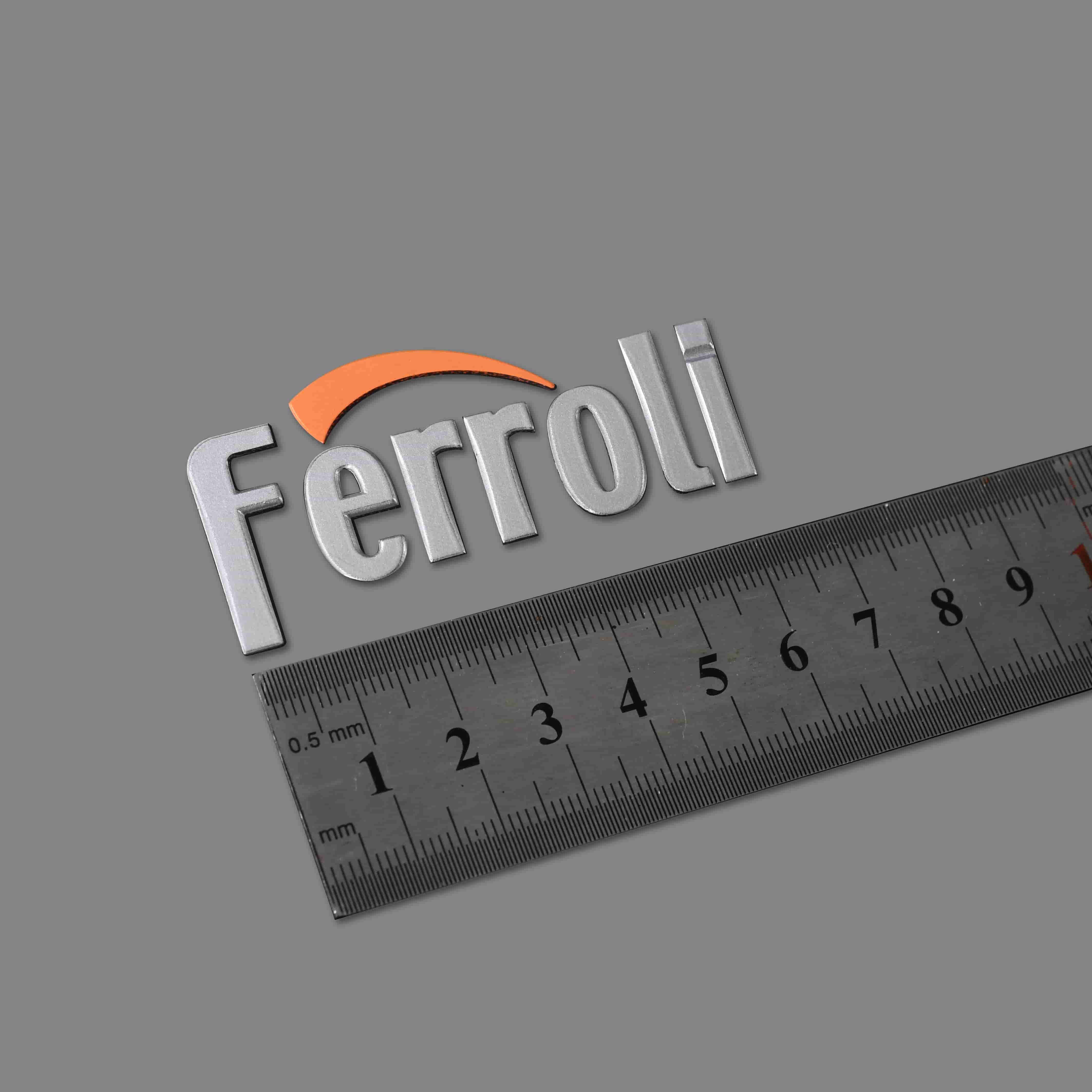 Logo del marchio 3D adesivo in plastica