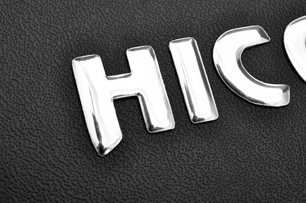 Logo decalcomania autoadesiva con emblema morbido per moto in rilievo 3D