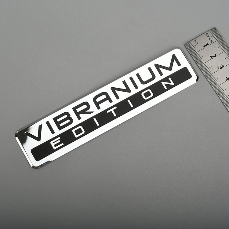 Sticker del logo nichel per etichetta in metallo elettroformio