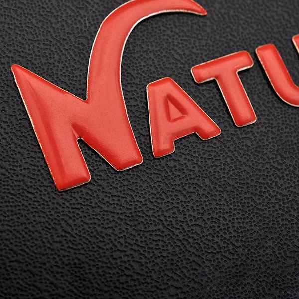 Adesivo morbido 3D effetto rilievo Cupola Logo 3D morbido moto rosso