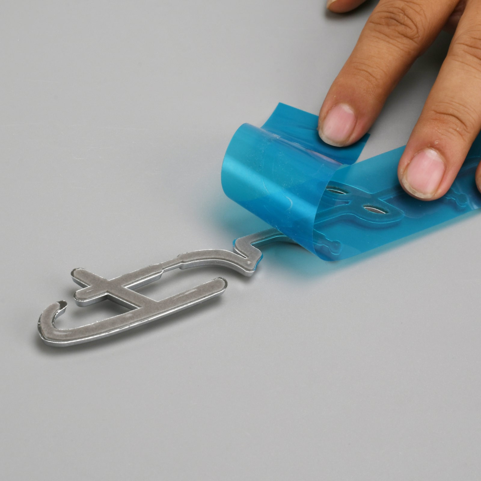 Emblema per auto in plastica ABS cromata