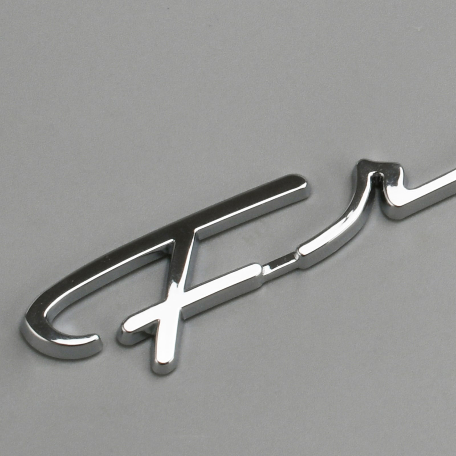 Emblema per auto in plastica ABS cromata