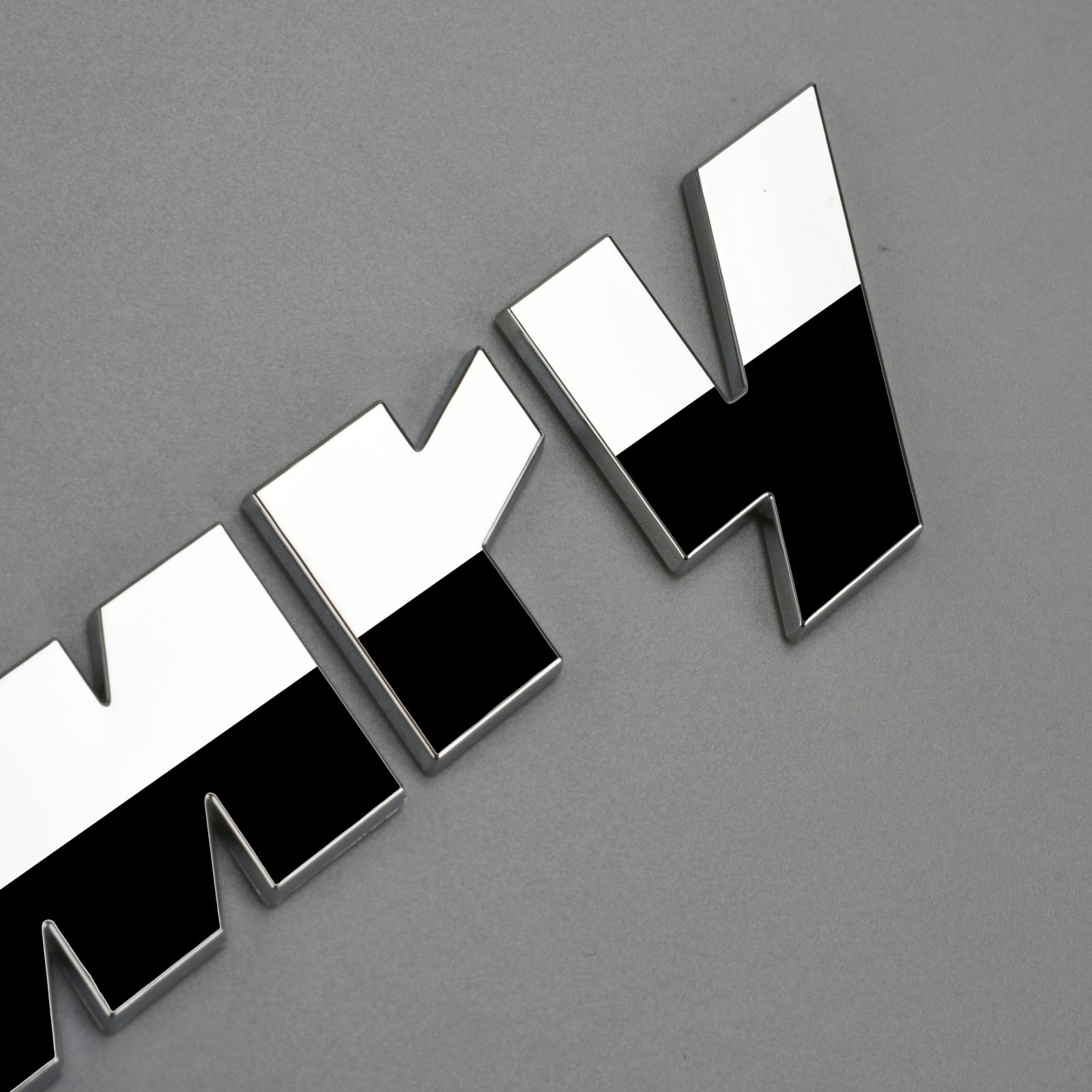 Adesivo con logo 3D con emblema in ABS cromato