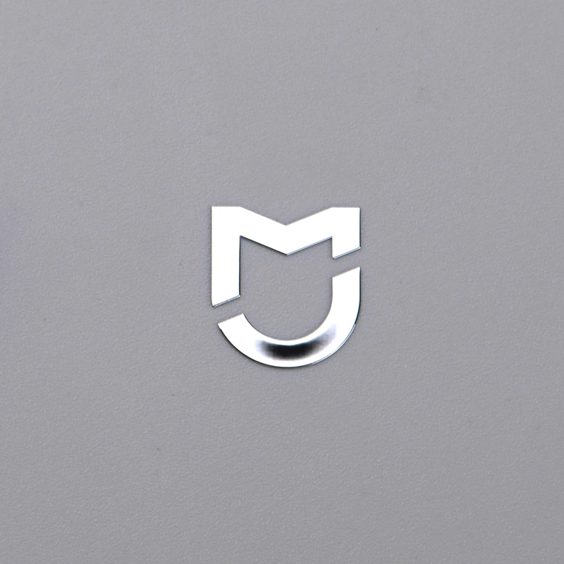Insegna in metallo cromato con emblema in nichel 3D per Xiaomi