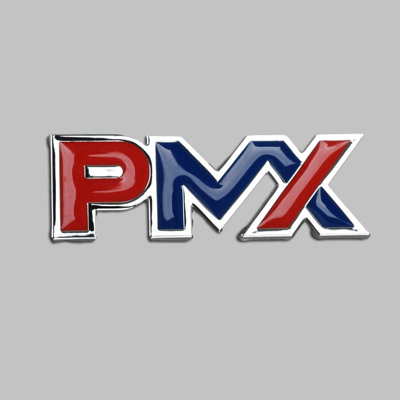 Adesivo con logo in plastica 3D