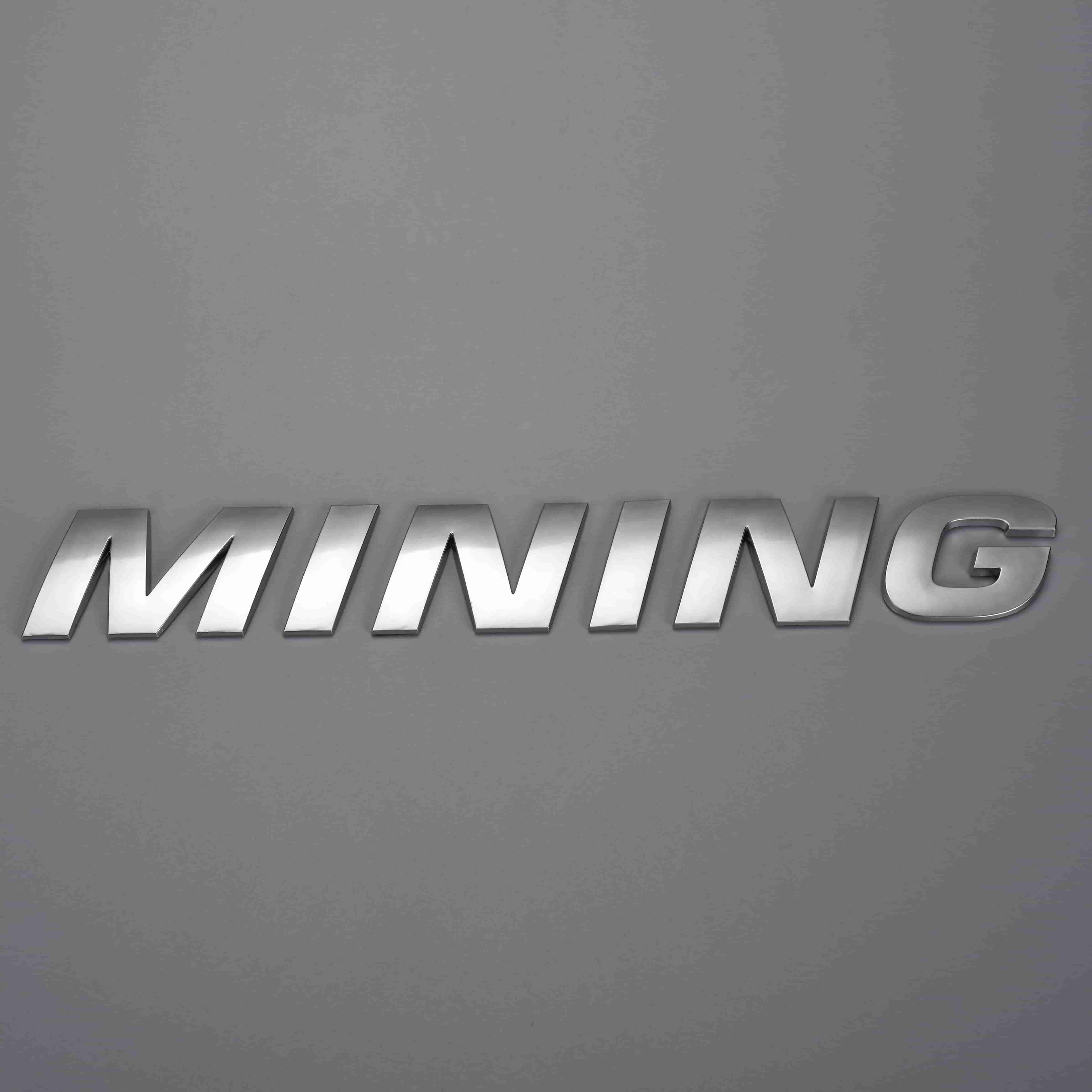 Logo dell'emblema dell'auto con lettere 3D