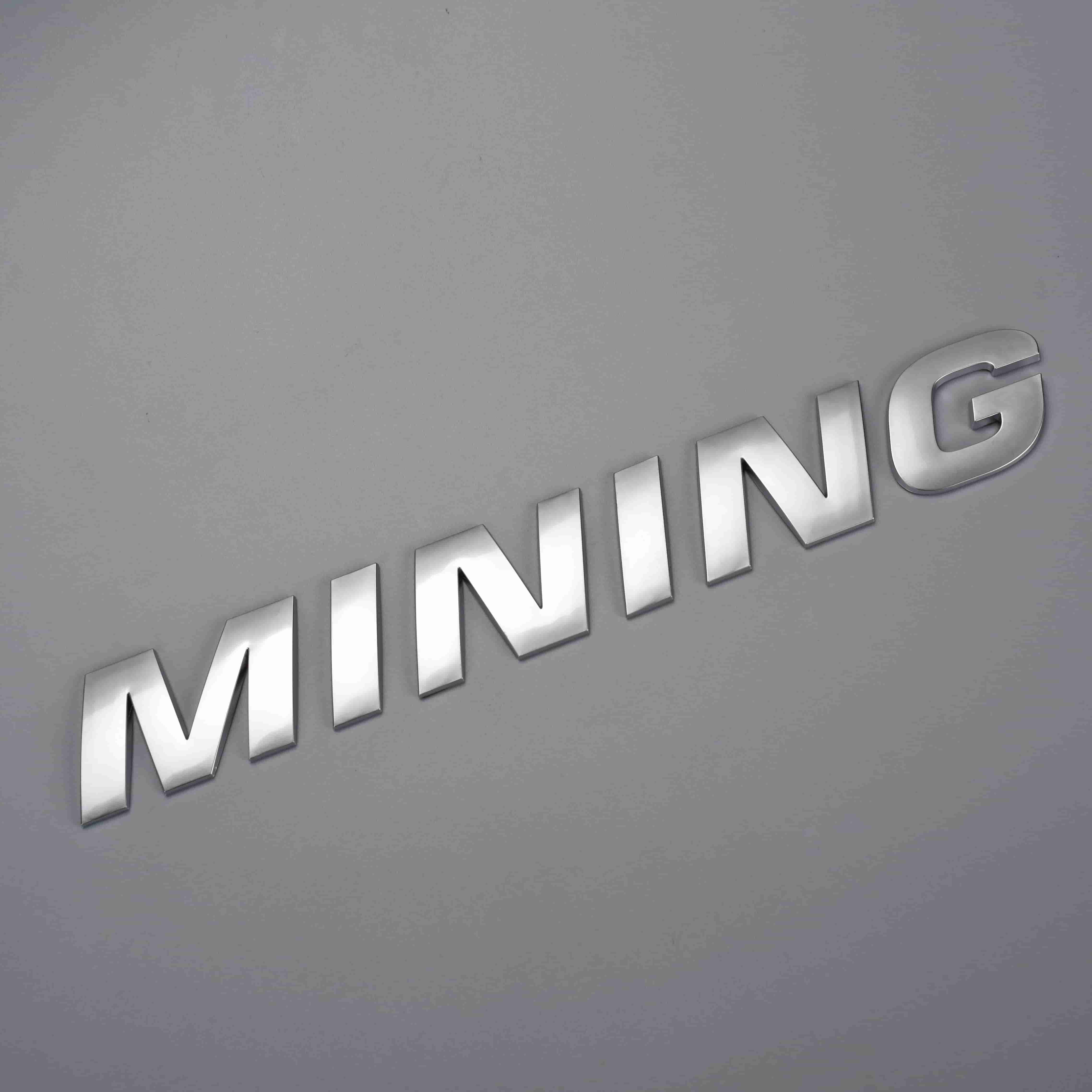 Logo dell'emblema dell'auto con lettere 3D