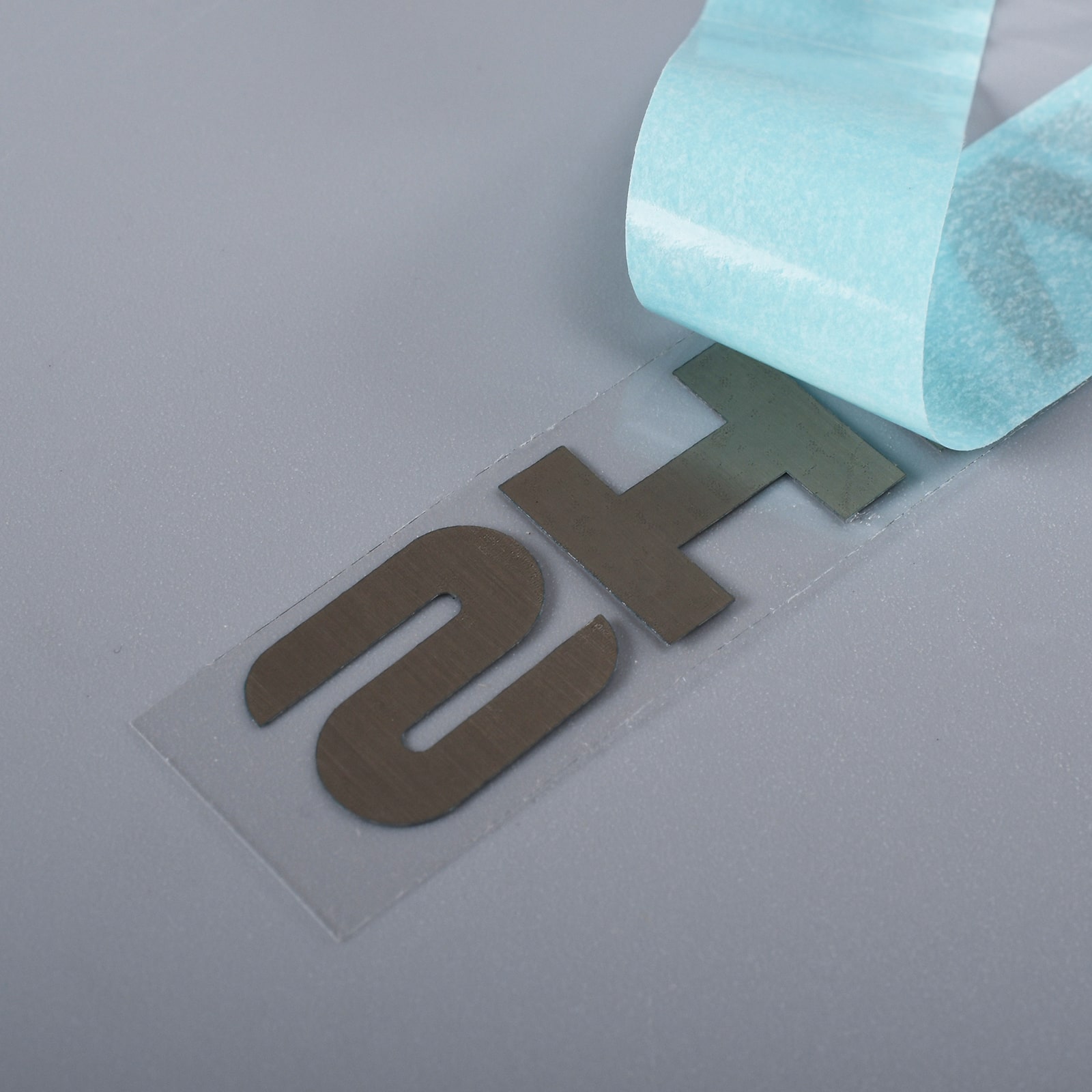 Trasferimento etichetta in nichel metallico