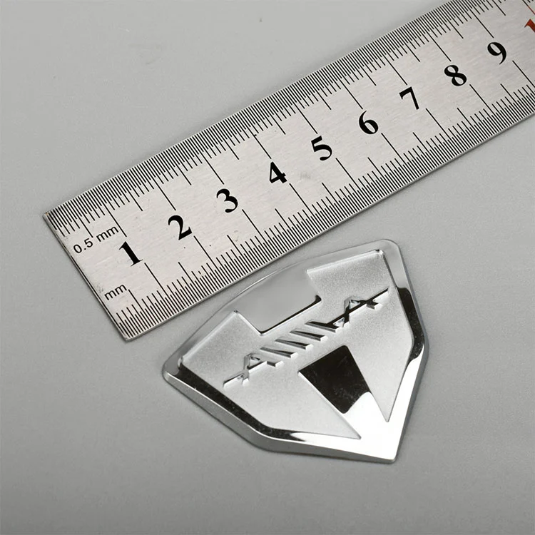 Electrorm 3D Metal Logo Etichette adesivo