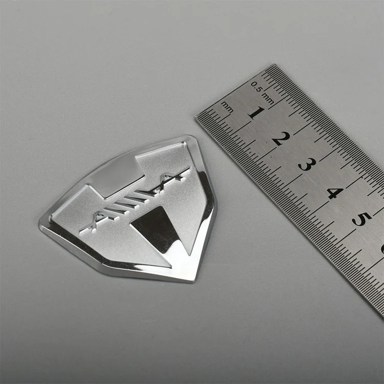 Electrorm 3D Metal Logo Etichette adesivo
