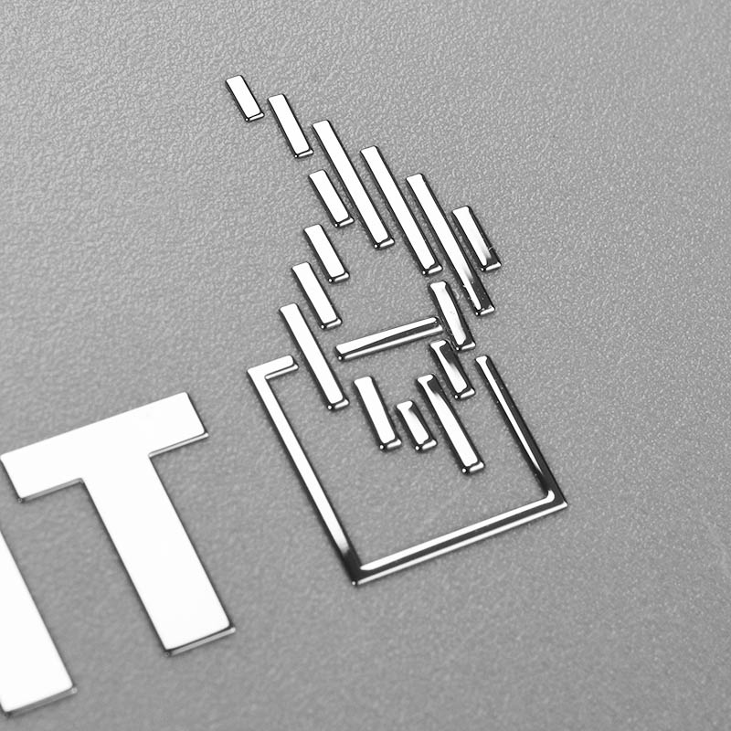 Logo elettroformato
