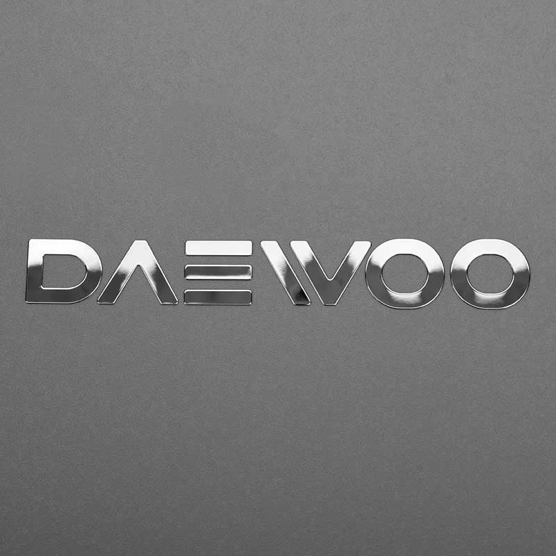 Logo adesivo in metallo con trasferimento elettroformato
