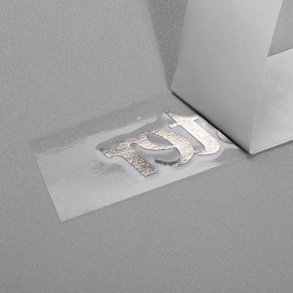Etichetta adesiva per trasferimento in metallo personalizzata Logo in metallo nichel elettroformato