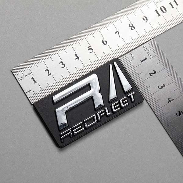 Distintivo per apparecchi elettrici con etichetta in rilievo 3D in ABS di grado industriale