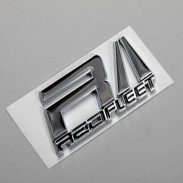 Adesivo con logo in ABS