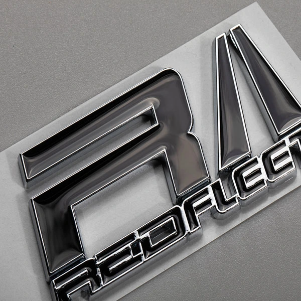 Adesivo con logo in ABS