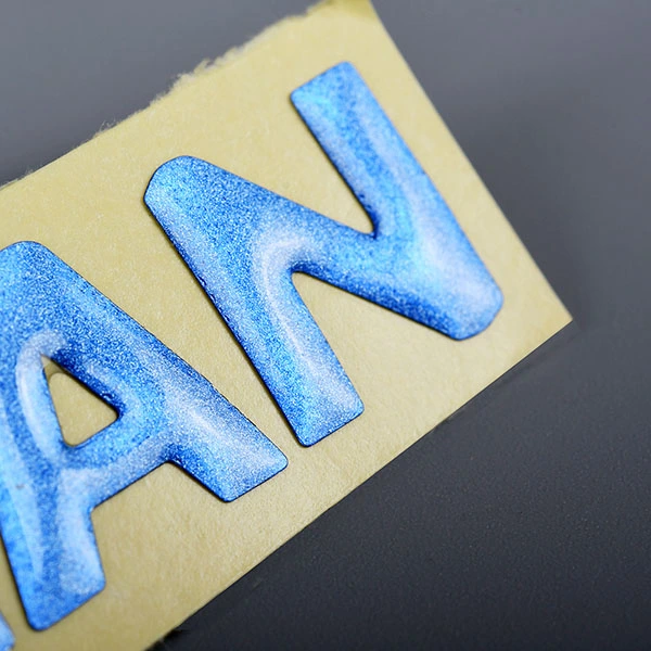 Stampa personalizzata Adesivo epossidico resistente con cupola 3D di alta qualità con logo separato