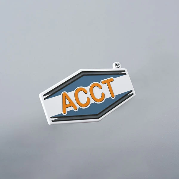 Logo in metallo per imballaggi premium