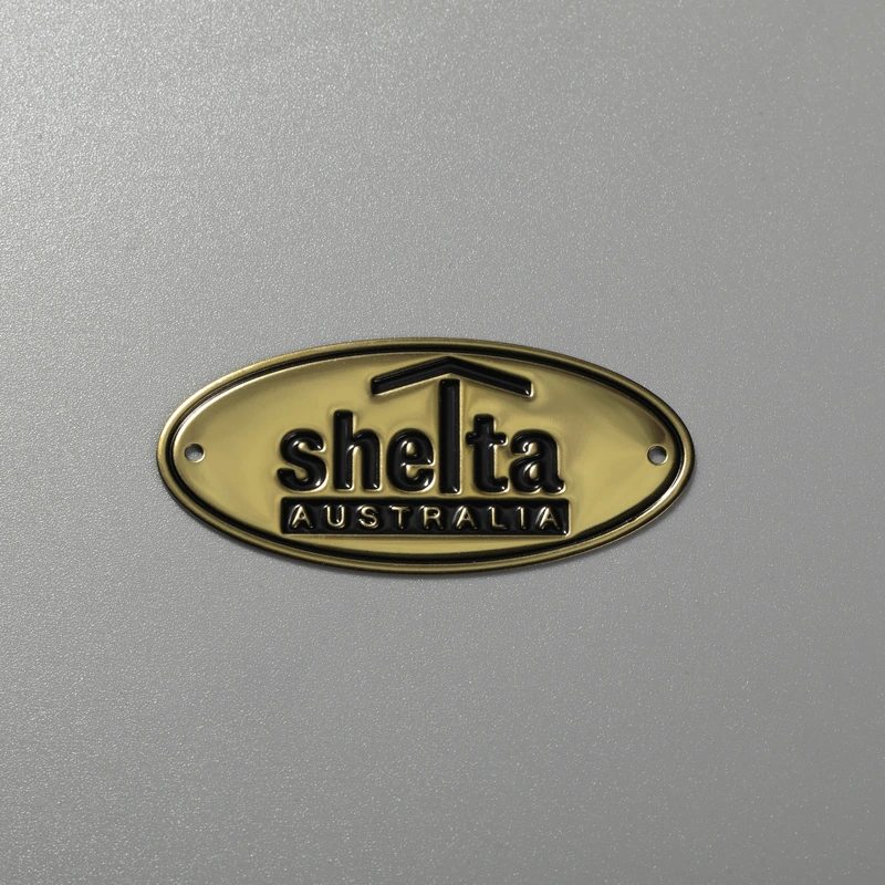 Targhetta personalizzata Logo in acciaio inossidabile alluminio ottone