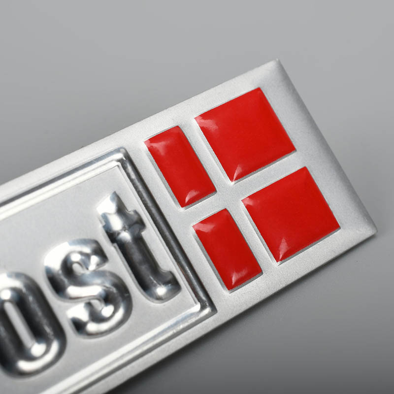 Logo in metallo