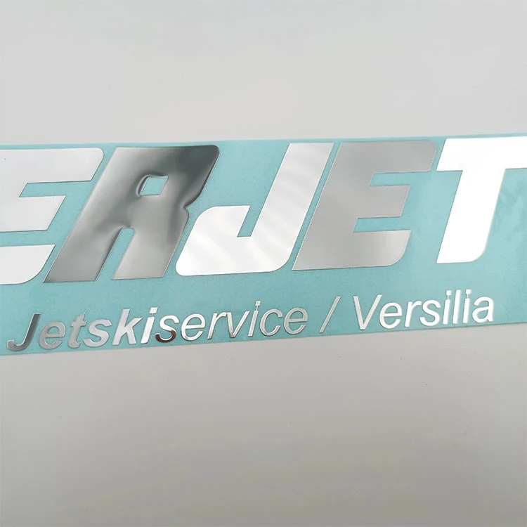 Adesivo etichetta del logo in metallo