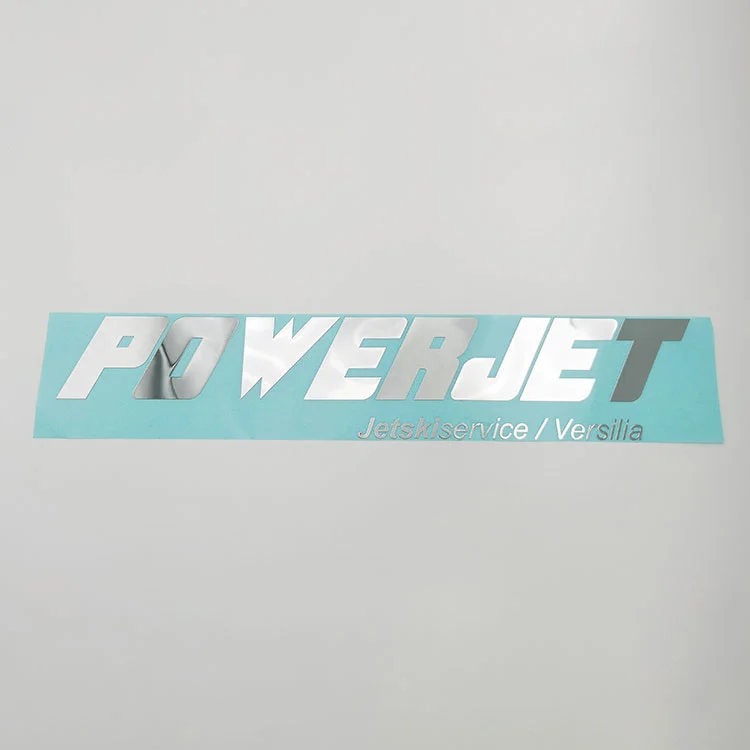 Adesivo etichetta del logo in metallo