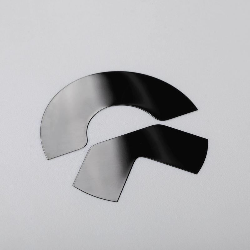 Adesivo in nichel 3D Logo emblema auto nero cromato