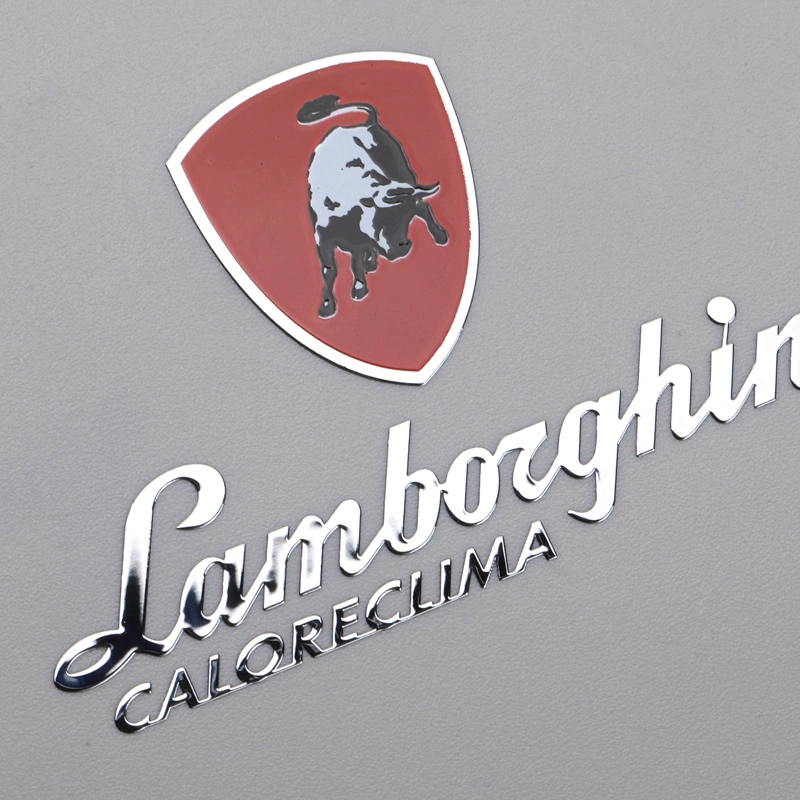 Adesivo galvanico in metallo con stampa di etichette con logo colorato