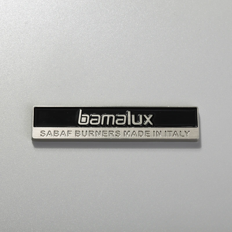 Badge in zinco cromato per lavatrice
